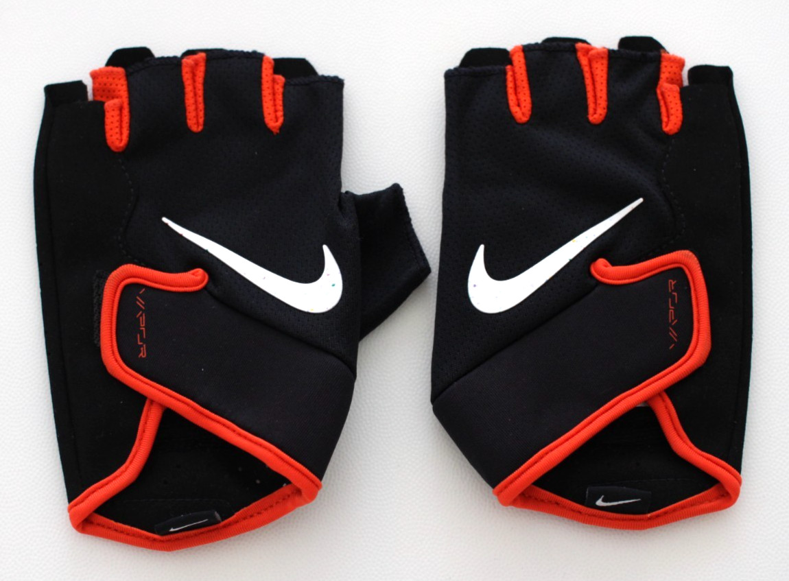 Nike Vapor Fitness Gloves Men's Gym Training Medium Black/White/Team Orange