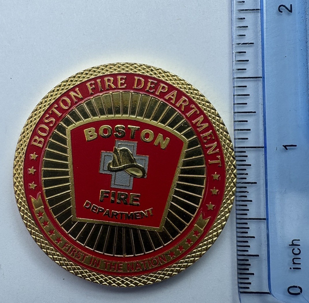 Boston Fire Department Challenge Coin