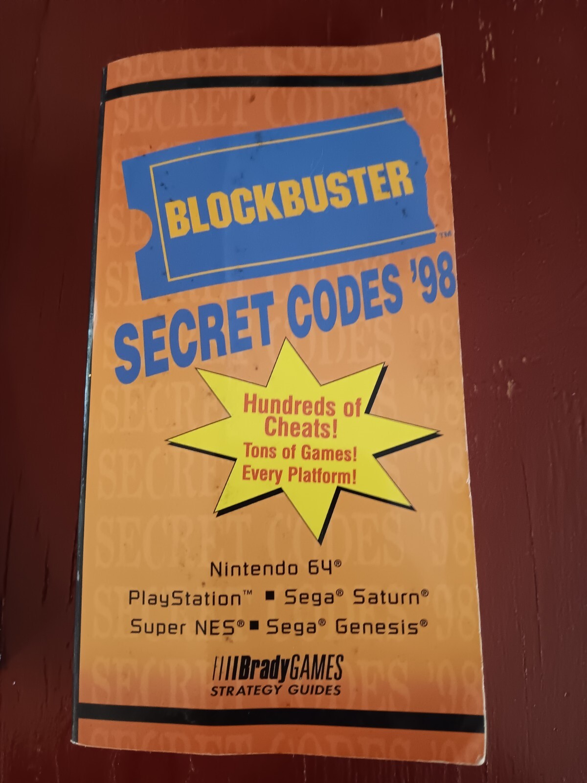 Blockbuster Secret Codes 98 Players Guide