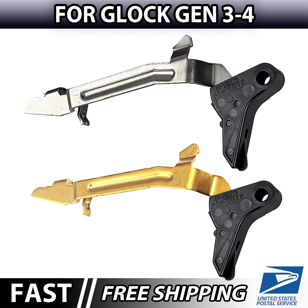 Glock Flat Face Trigger Assembly with Bar - Gen 3-4 - 17 19 22 23 26, PSA Dagger