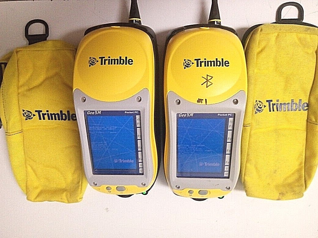Trimble 50950-50 Geo XM GeoExplorer Pocket PC w/ Charger, Soft Case  Lot of 2