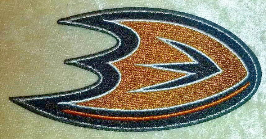 Anaheim Ducks 4.25" Iron On Embroidered Patch ~Free Tracking!