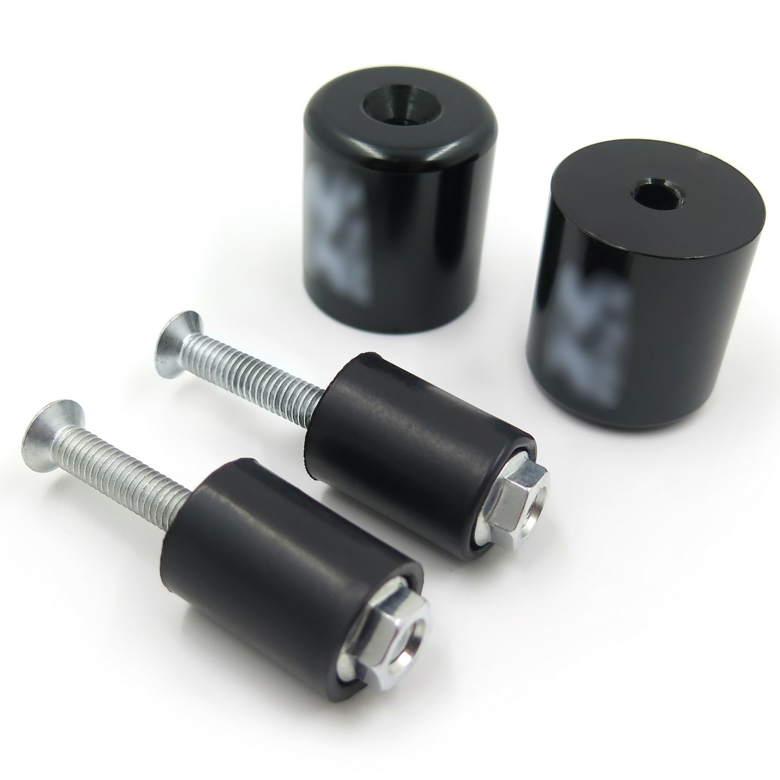 Black Hand Bar End For Suzuki GSXR600 92-14/GSXR750 96-14/GSXR1000 01-14 Rubber