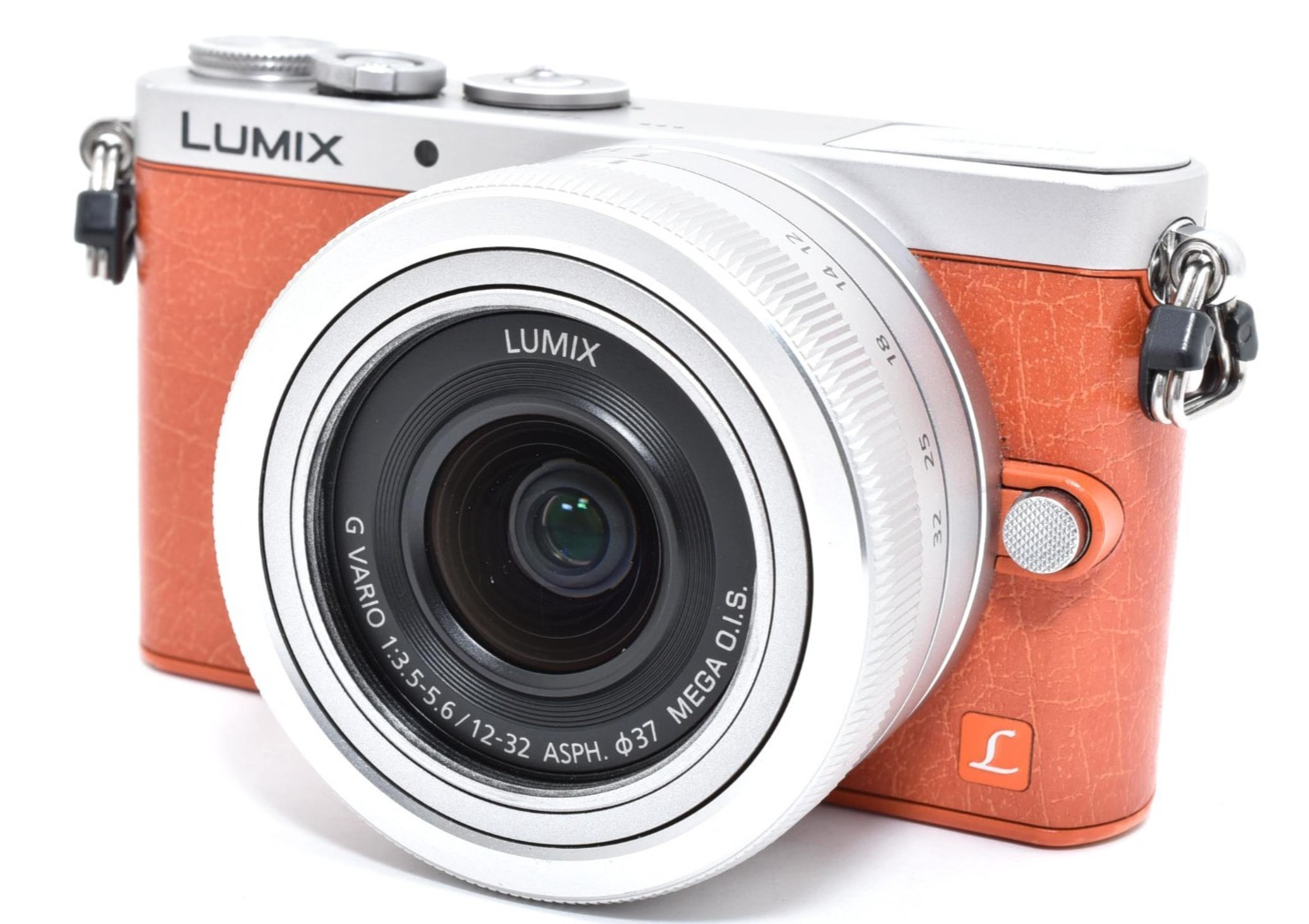 [Near MINT] Panasonic LUMIX DMC-GM1 Orange Digital Camera 12-32mm Lens JAPAN