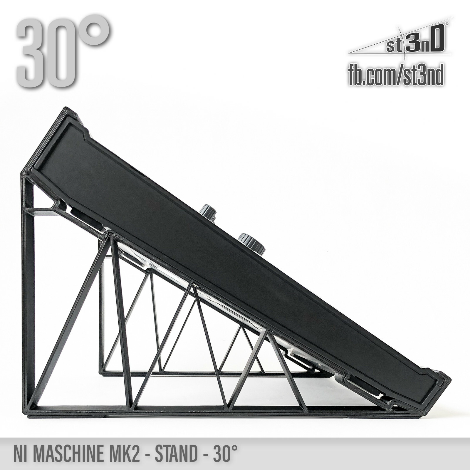NI MASCHINE MK2 STAND - 30 degrees - 3D printed