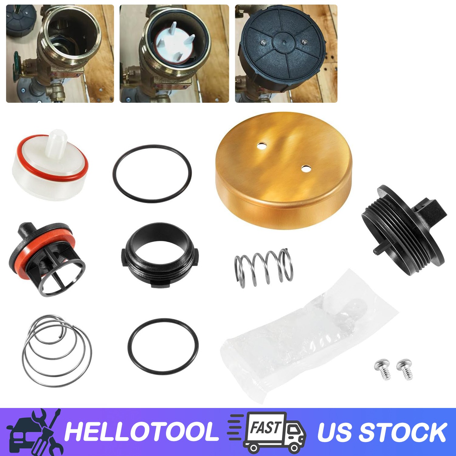1/2''-3/4'' Pressure Vacuum Breaker Total Repair Kit For Watts 887727 RK 800M4-T