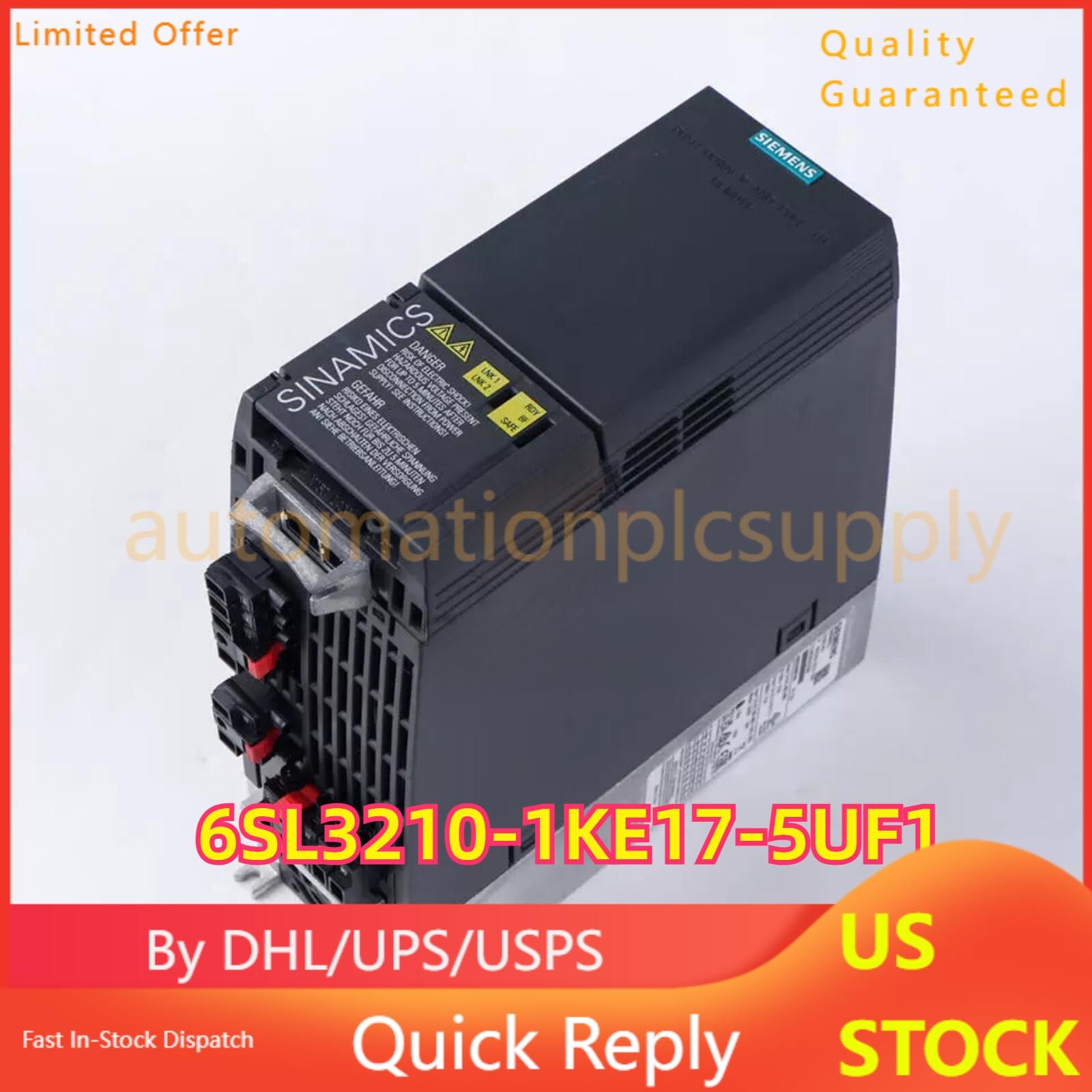 New Siemens 6SL3 210-1KE17-5UF1 6SL3210-1KE17-5UF1 SINAMICS G120C Rated Power