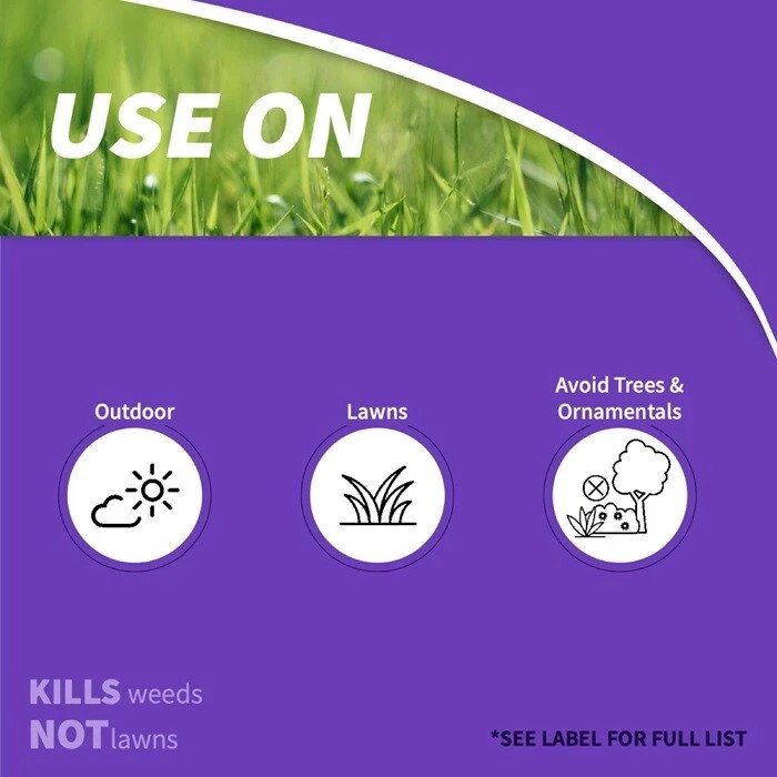 Bonide Chickweed, Clover and Oxalis Killer, 16 oz Concentrate, Controls Weeds