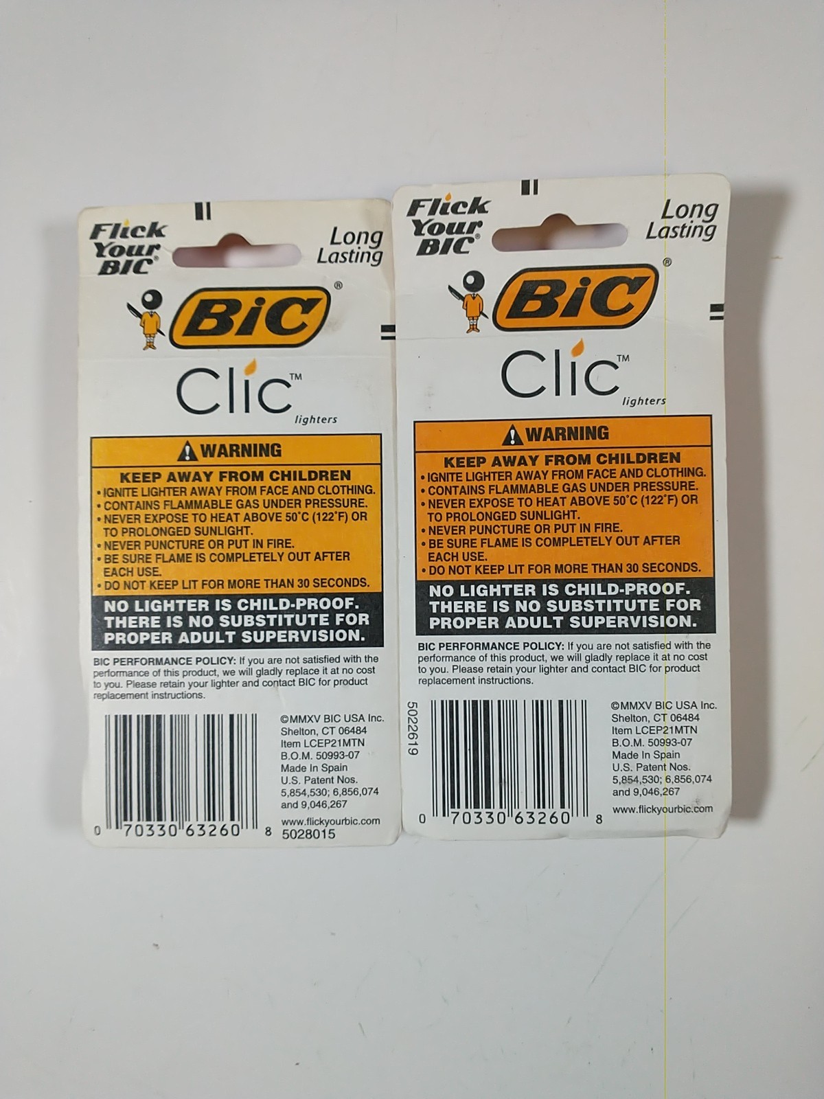 4 Bic Click Mini Lighters/ 2x 2pkg.