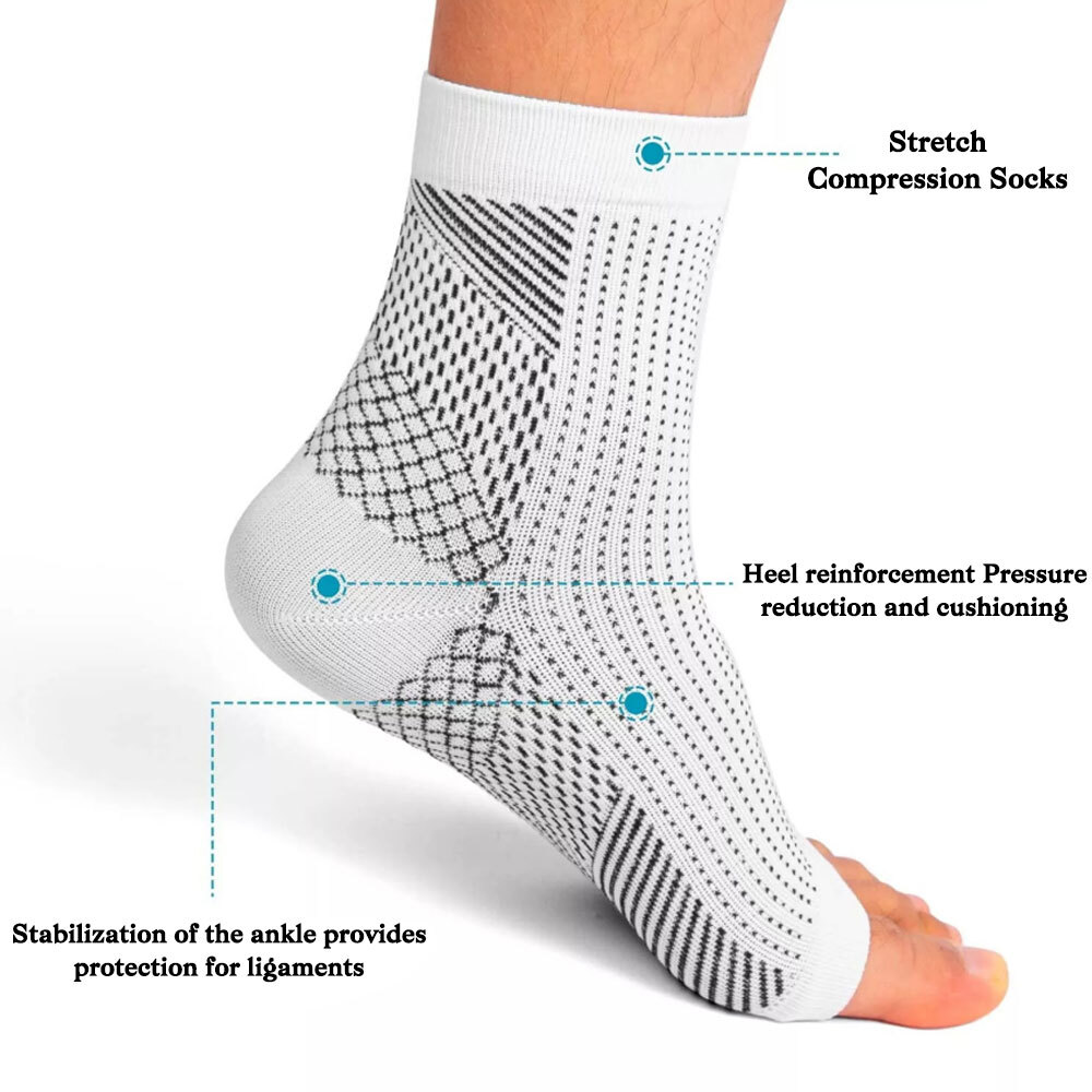 3PK Sooth Relieve Compression Socks For Men & Women Neuropathy Compression Socks