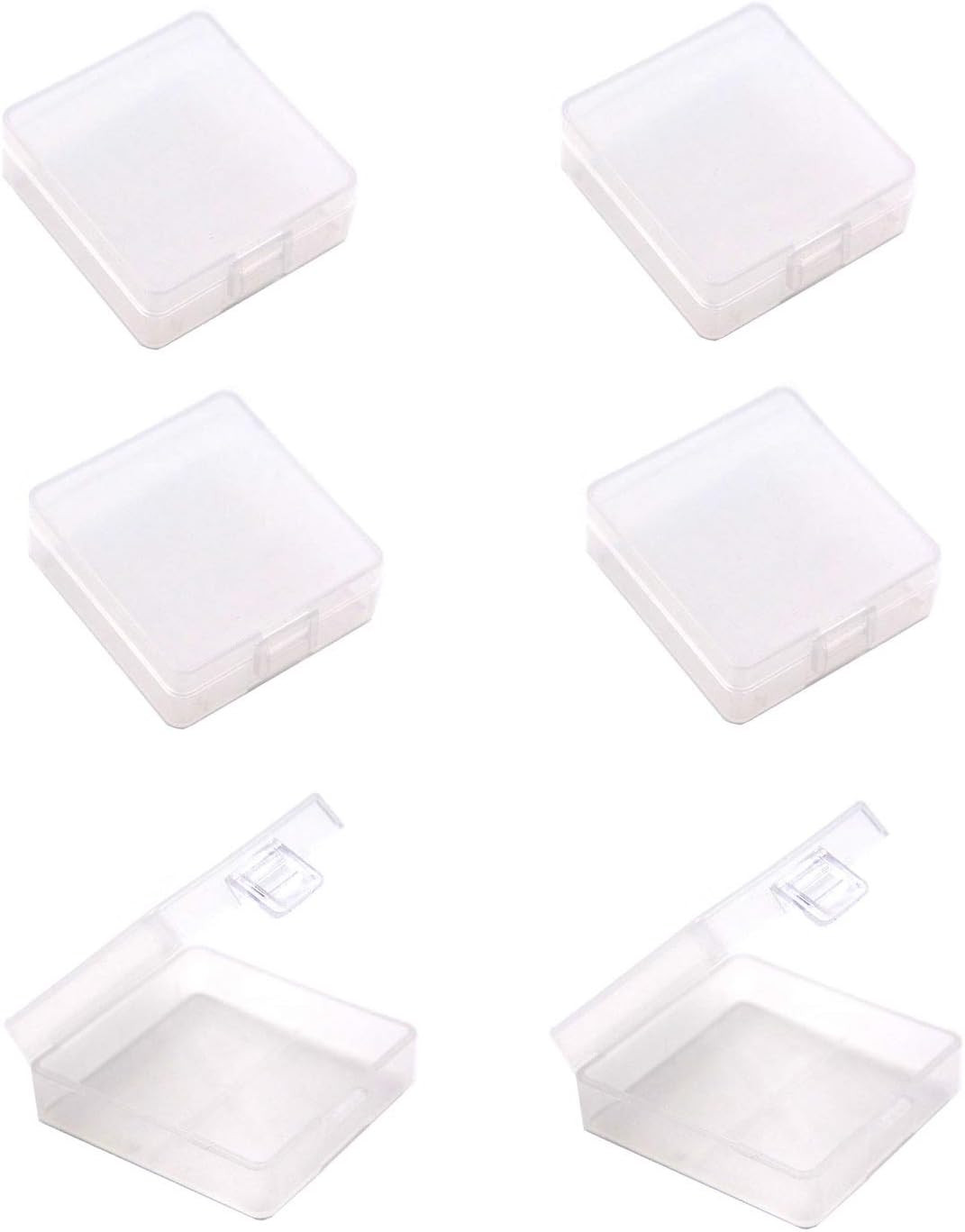 (Pack of 6 9V Battery Storage Case, 9 Volt Battery Storage Box, 9 Volt Battery S