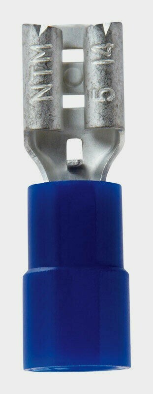 Jandorf Terminal FEMALE DISCONNECT 5pk BLUE 16-14 Ga. 0.187" Insulated 60876 NEW