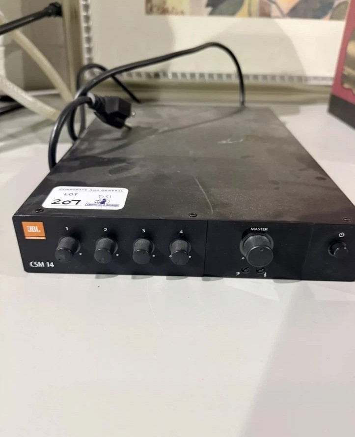 JBL CSM-14 Commercial Audio Mixer (4-Input / 1-Output)