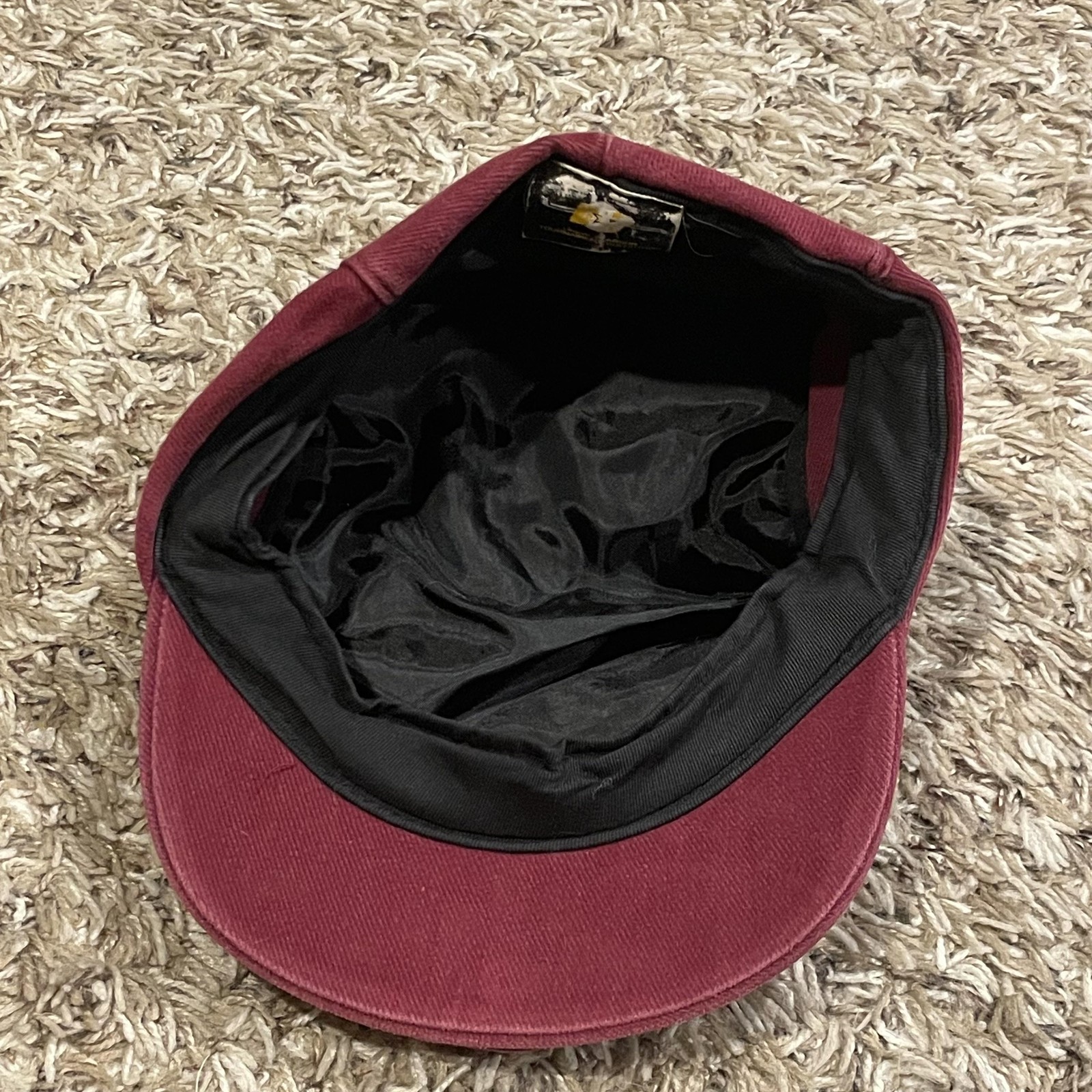 Vintage 80th PGA Championship Sahalee Golf Newsboy Hat Mens S/M Red Drew Pearson