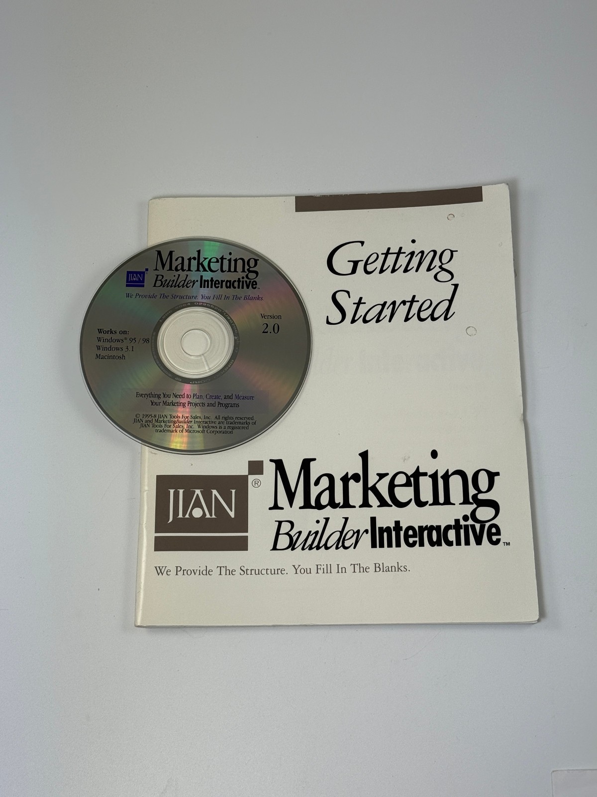 Marketing Builder Interactive 2.0 | CD & Book | For Windows 95, 98, 3.1, & Mac