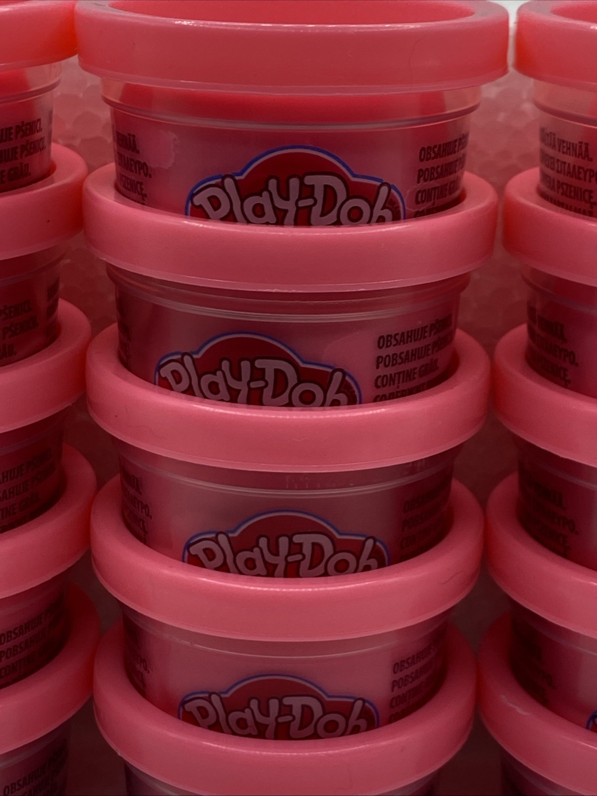 Hasbro Play-Doh (25) 1 Ounce Containers PINK