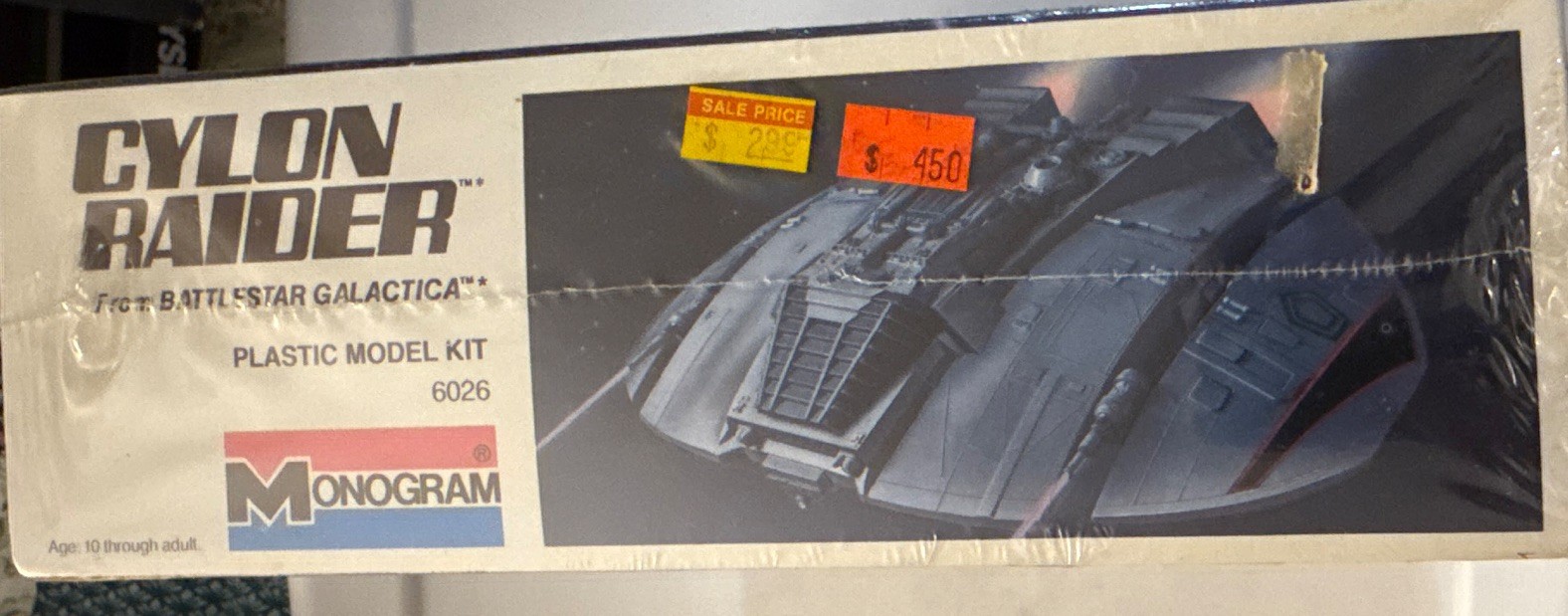 Monogram Cylon Raider Battlestar Galactica Plastic Model Kit Unassembled 6026