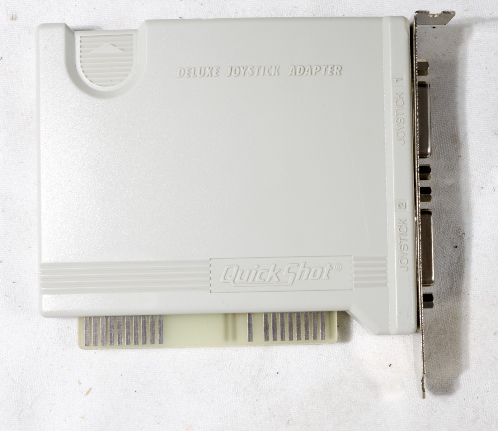Vintage QuickShot QS-120 dual game controller 8 bit ISA ISA586