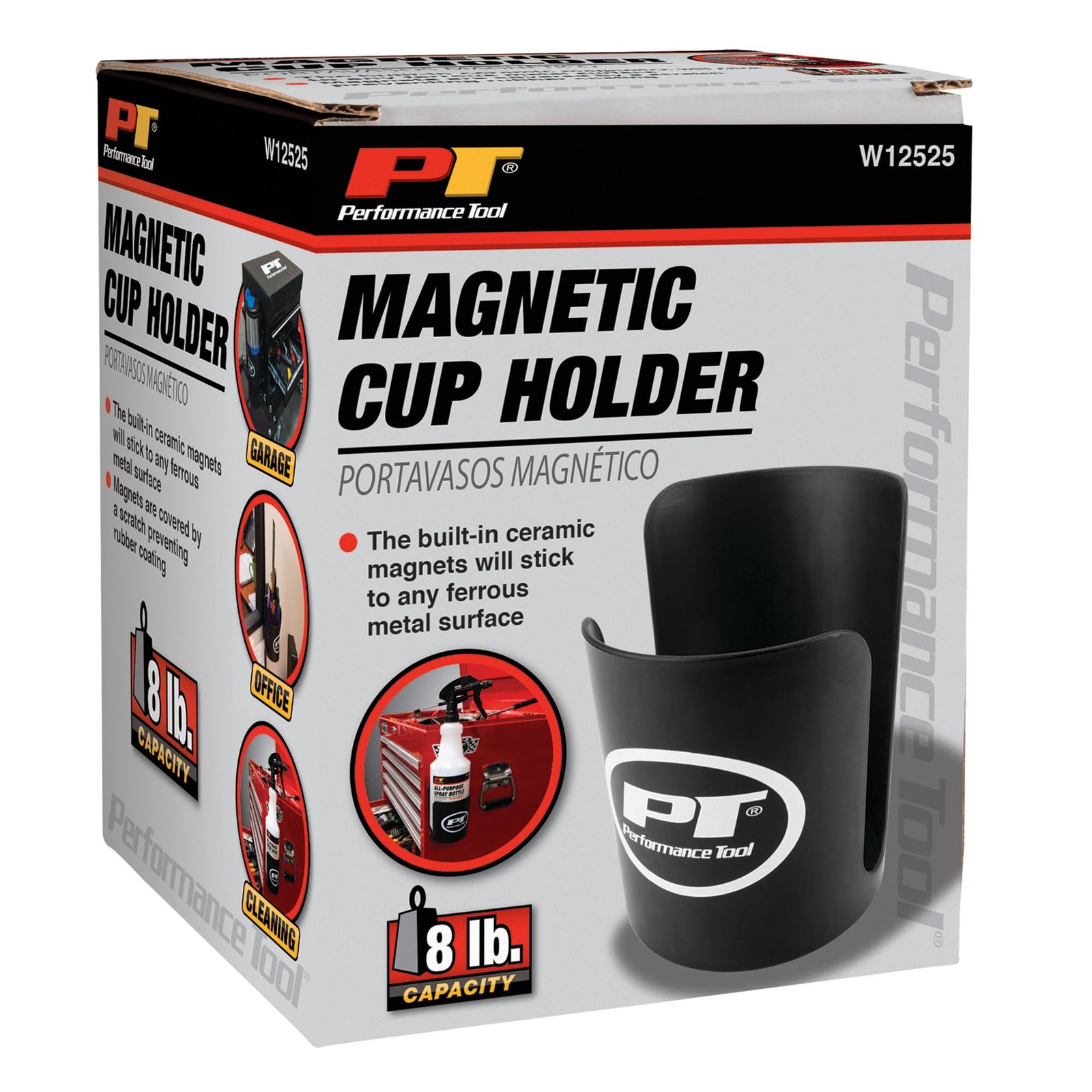 Magnetic Cup Caddy Organizer | Heavy-Duty Metal Tool Storage