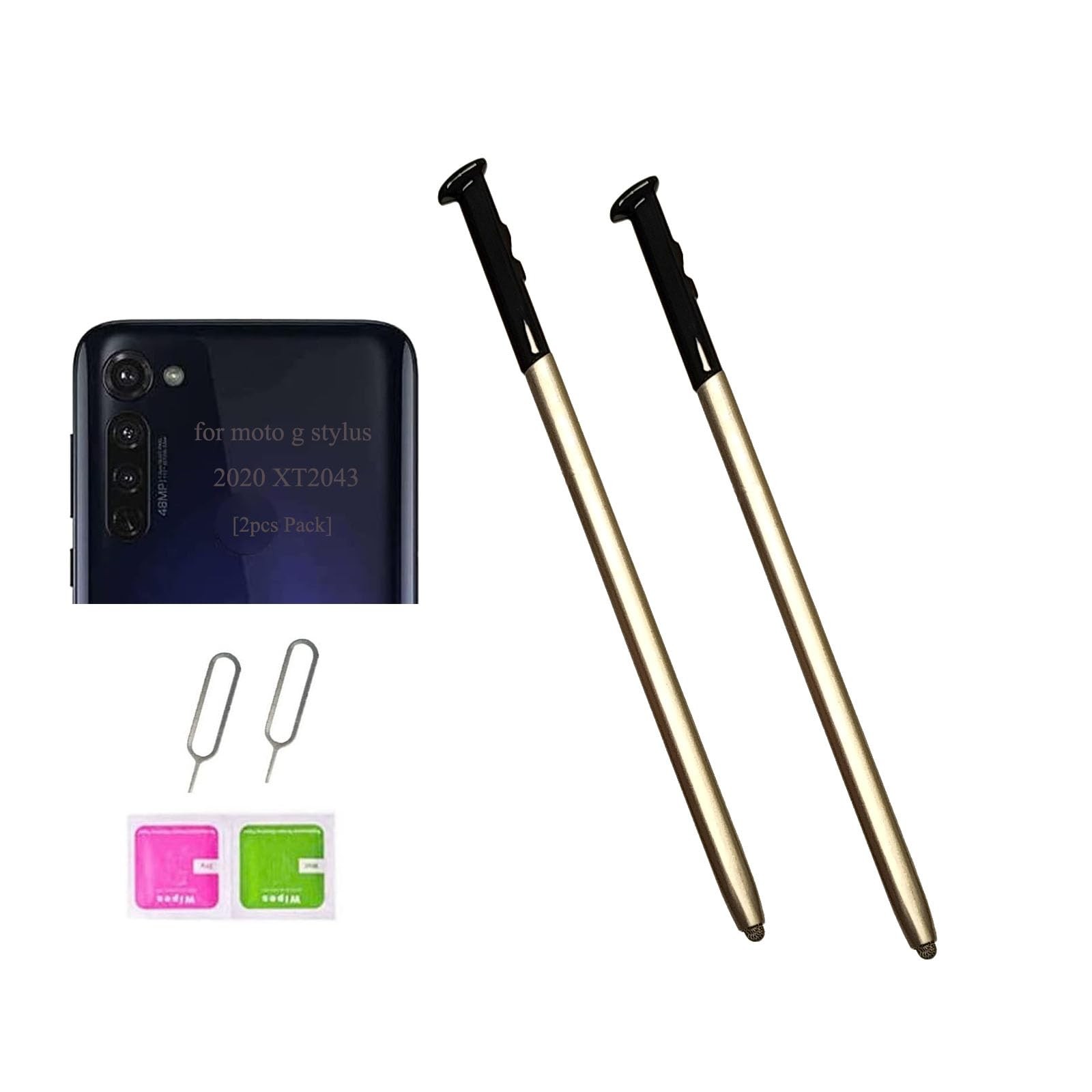 (2pcs Pen) for Moto g Stylus (5G) 2020 Replacement s Pen,XT2043 black or gray