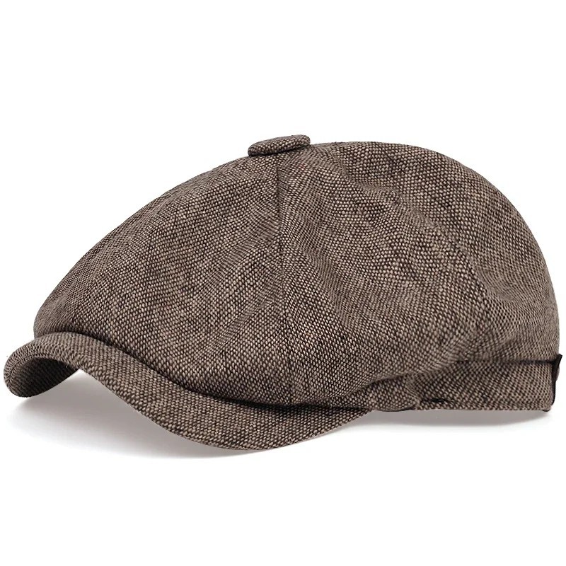 Newsboy Hat Peaky Blinders Tweed Cabbie Original Cotton Retro Caps