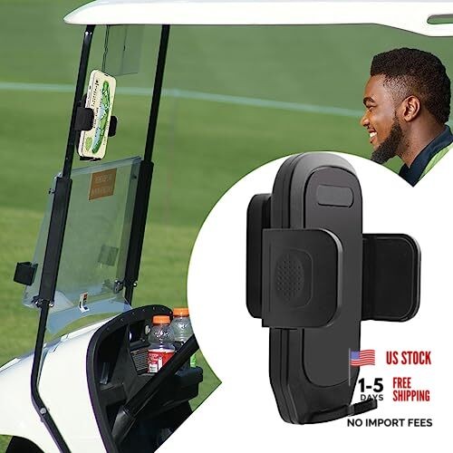 Golf Cart Magnetic Phone Holder Mount, Ultra Strength 6*N52 Magnets Cell
