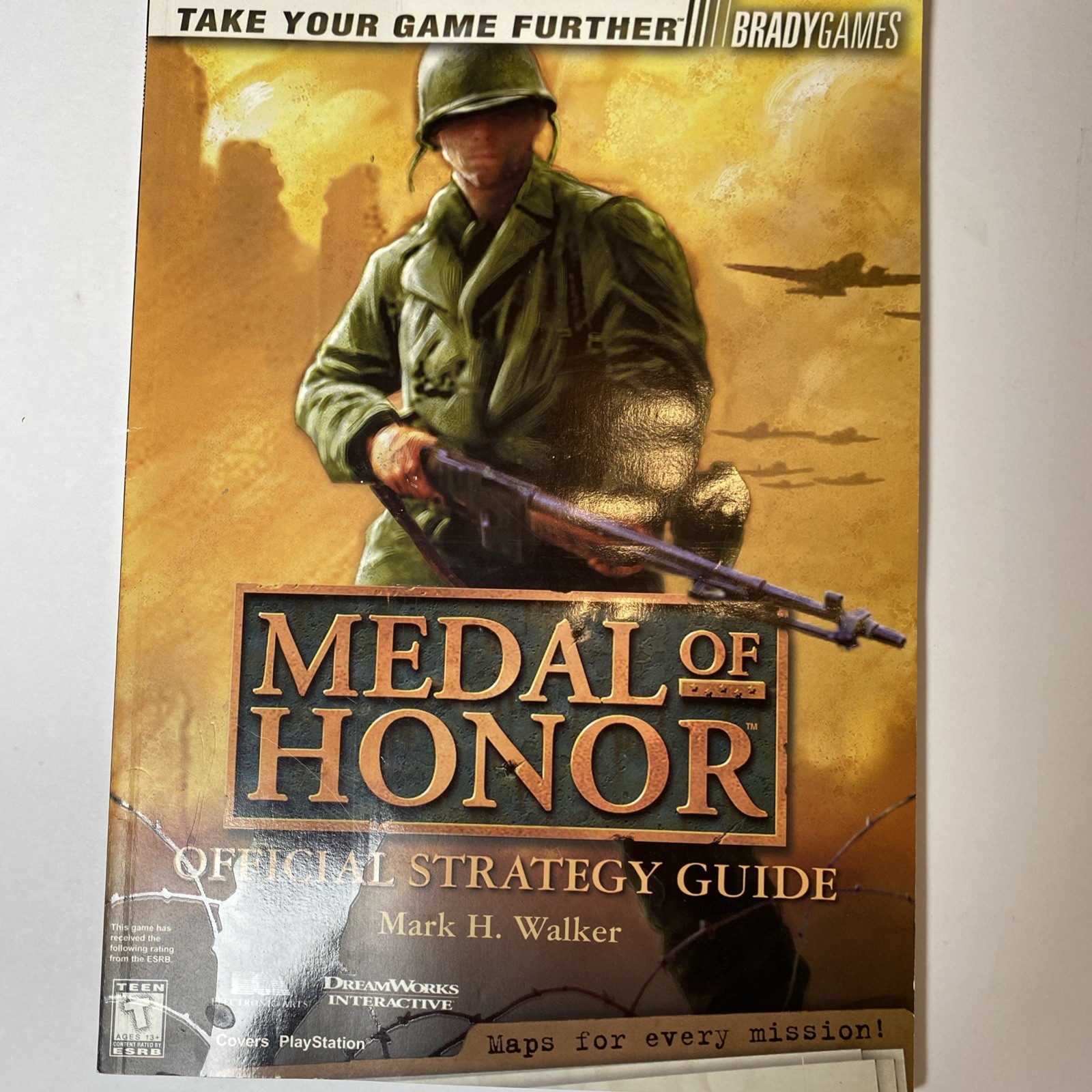 Medal of Honor Official Strategy Guide Brady Sony Playstation EA DreamWorks