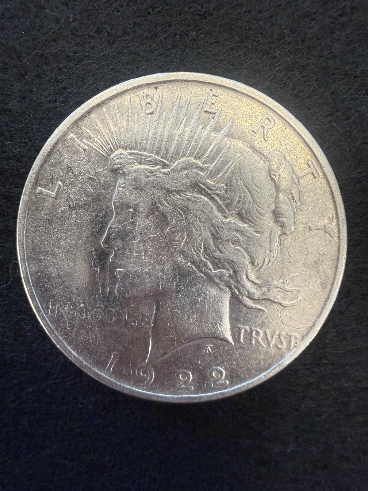 1922-D $1 Peace Dollar