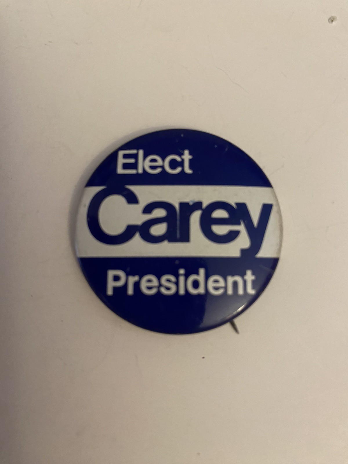 Elect Carey President Political Pin Back Button P24