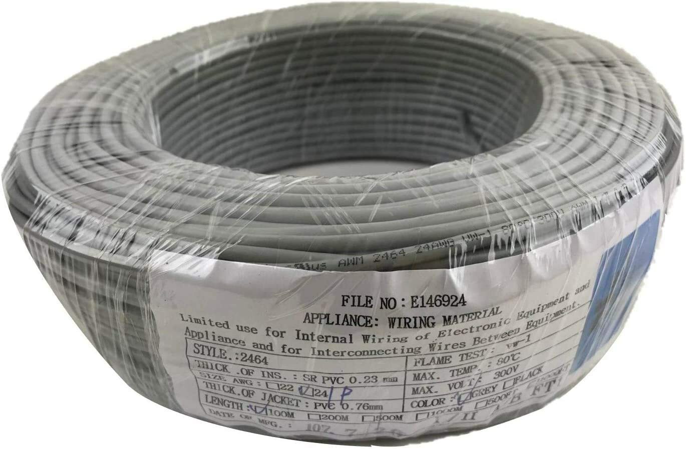 DAE UL2464-20 Shielded twisted pair cable with drain wire, 24 AWG, 20m