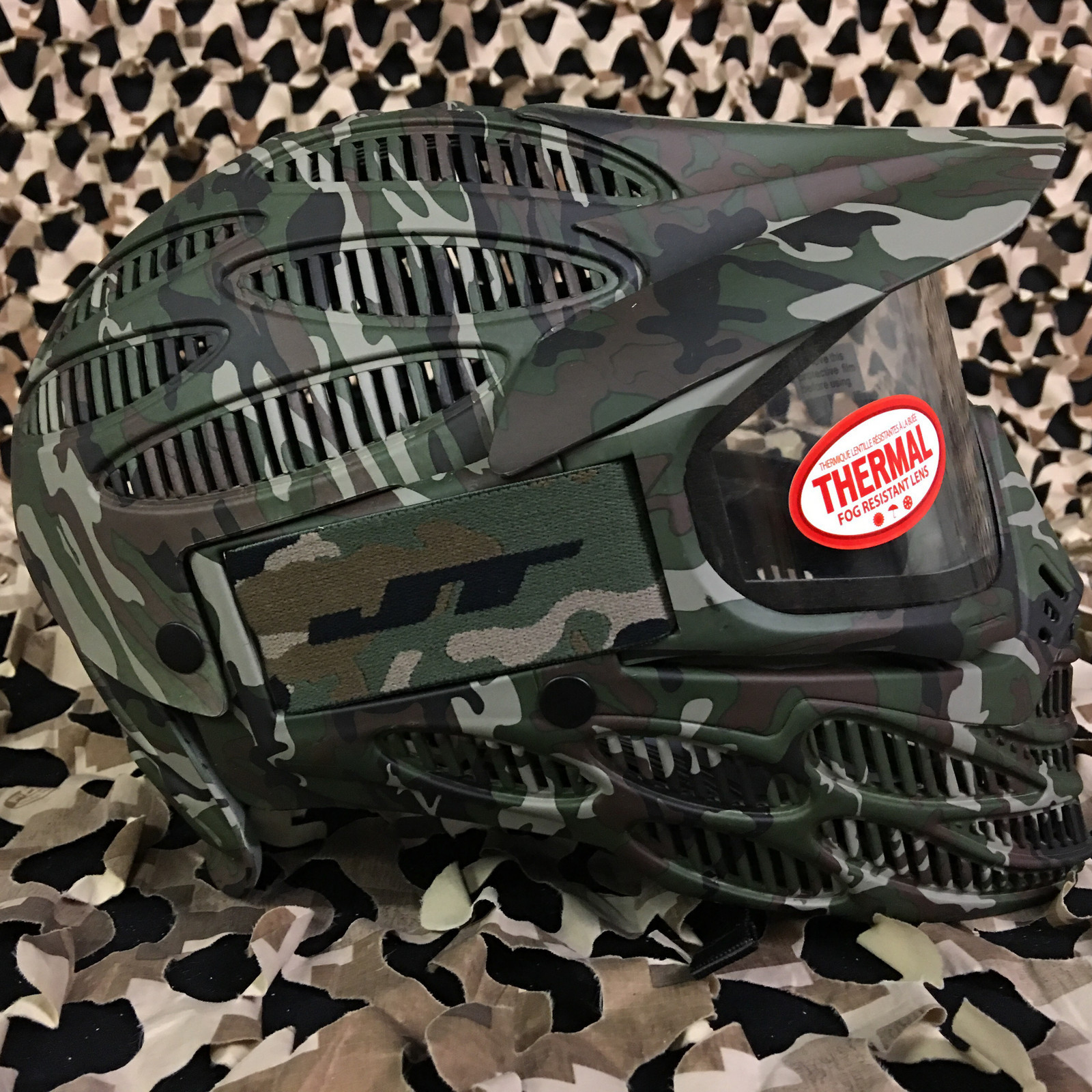 NEW JT Flex 8 Full Coverage Thermal Paintball Mask Helmet Goggle - Camo
