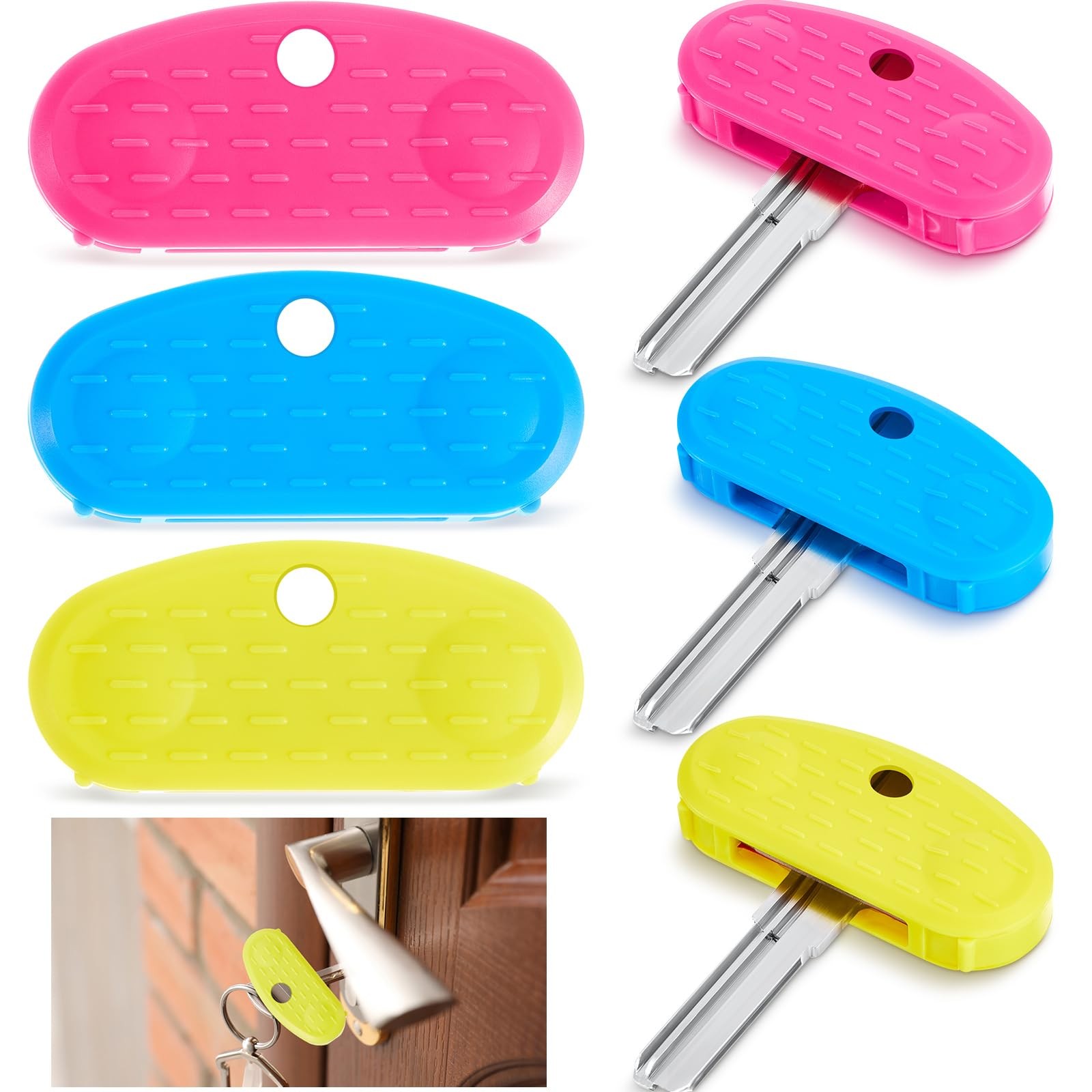 6 Pack Easier to Grip Key Turner Aid Bright Aid Key Turners for Arthritis Reu...