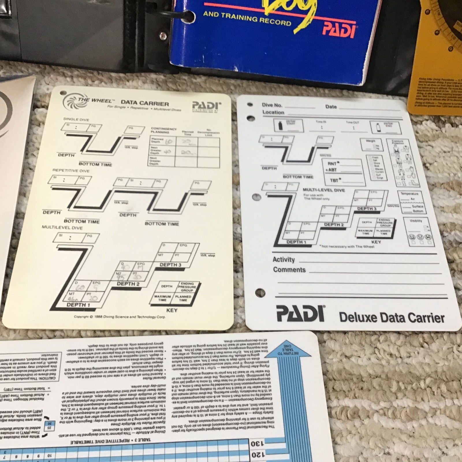 Padi Diving Kit