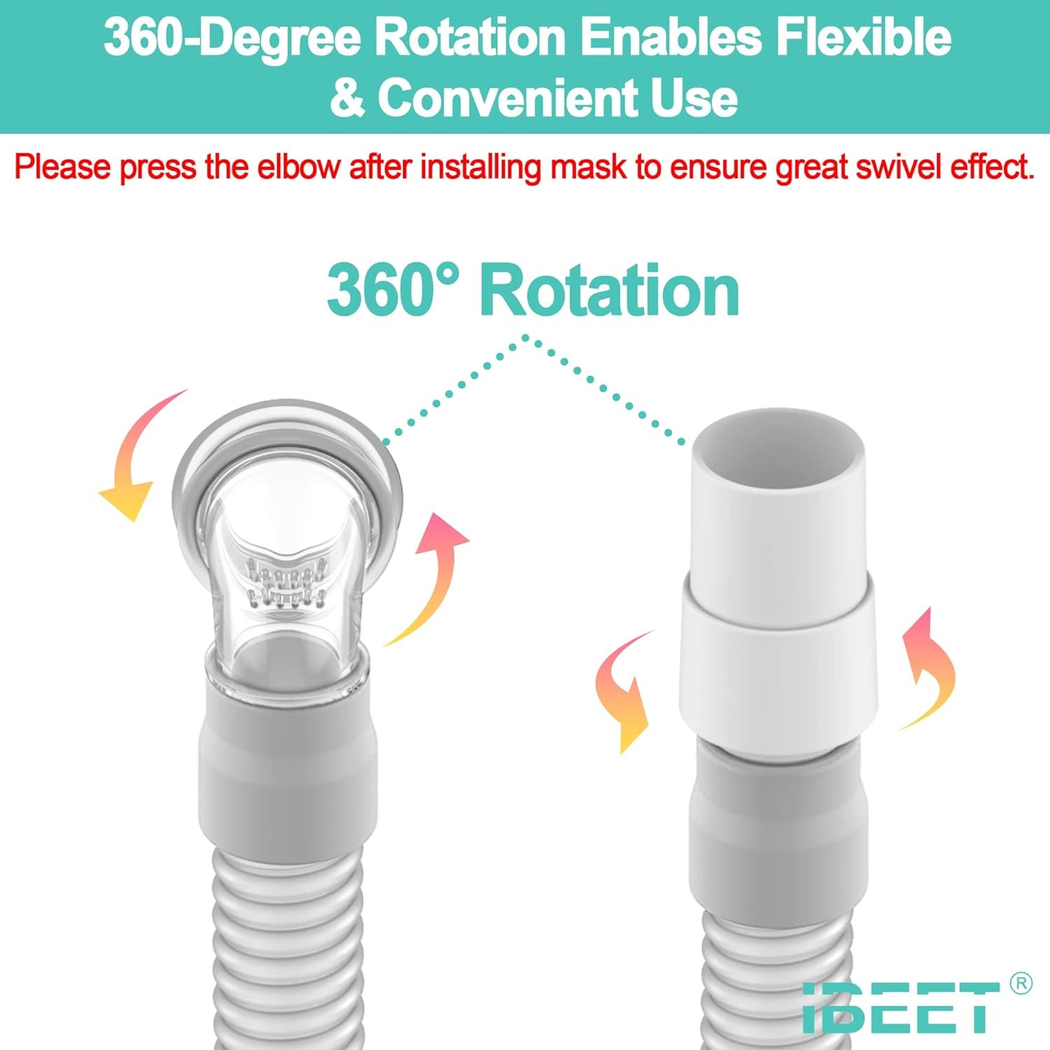 Short Tube Assembly for Swift Fx, Hose Supplies Clear, Light Gray, White