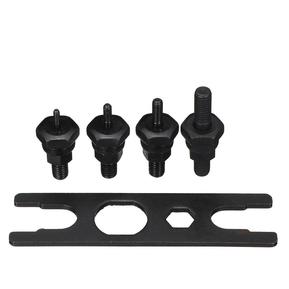 120pcs Rivet Nut +Hand Threaded Rivet Nuts Gun Double Insert Manual Rivet Tool