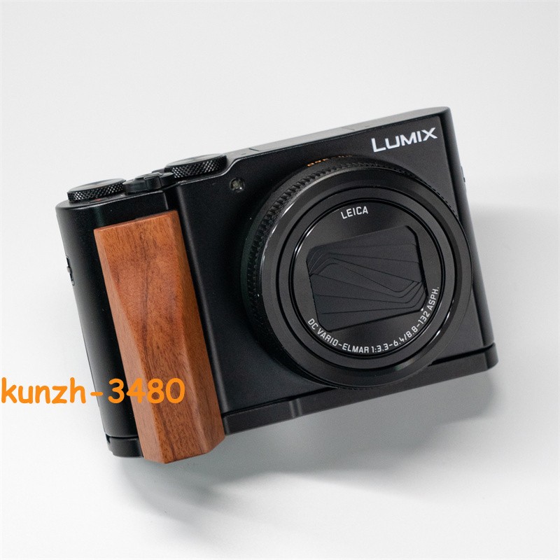 Solid Wood Wooden Grip Metal Base for Panasonic LUMIX ZS300 Grip Base Handle New