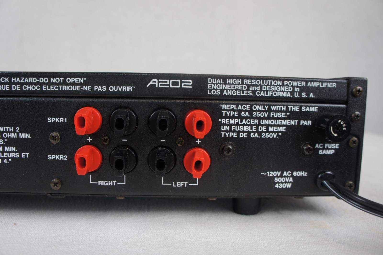 SAE A202 DUAL HIGH RESOLUTION POWER AMPLIFIER