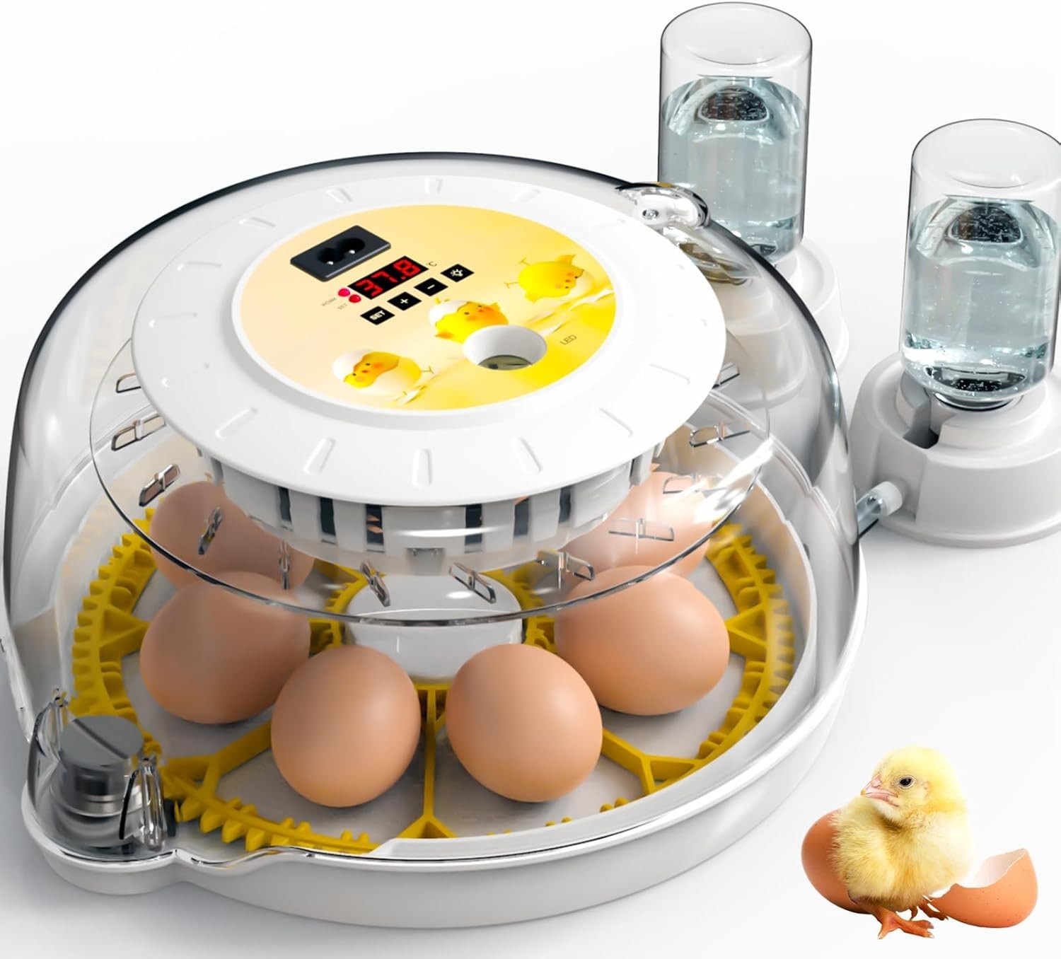 Encubadoras Para Pollos De 12 Huevos Incubadora Pollosfajas Con Agua Automática
