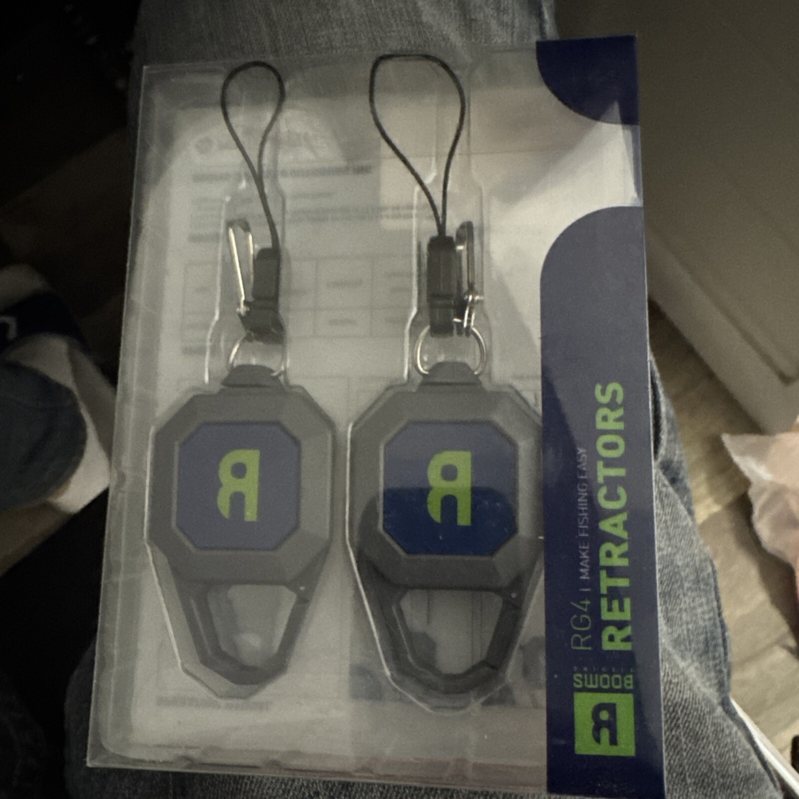 RG4 2-Pack Fly Fishing Retractor, Locking Retractable Gear Tether, Heavy Duty...