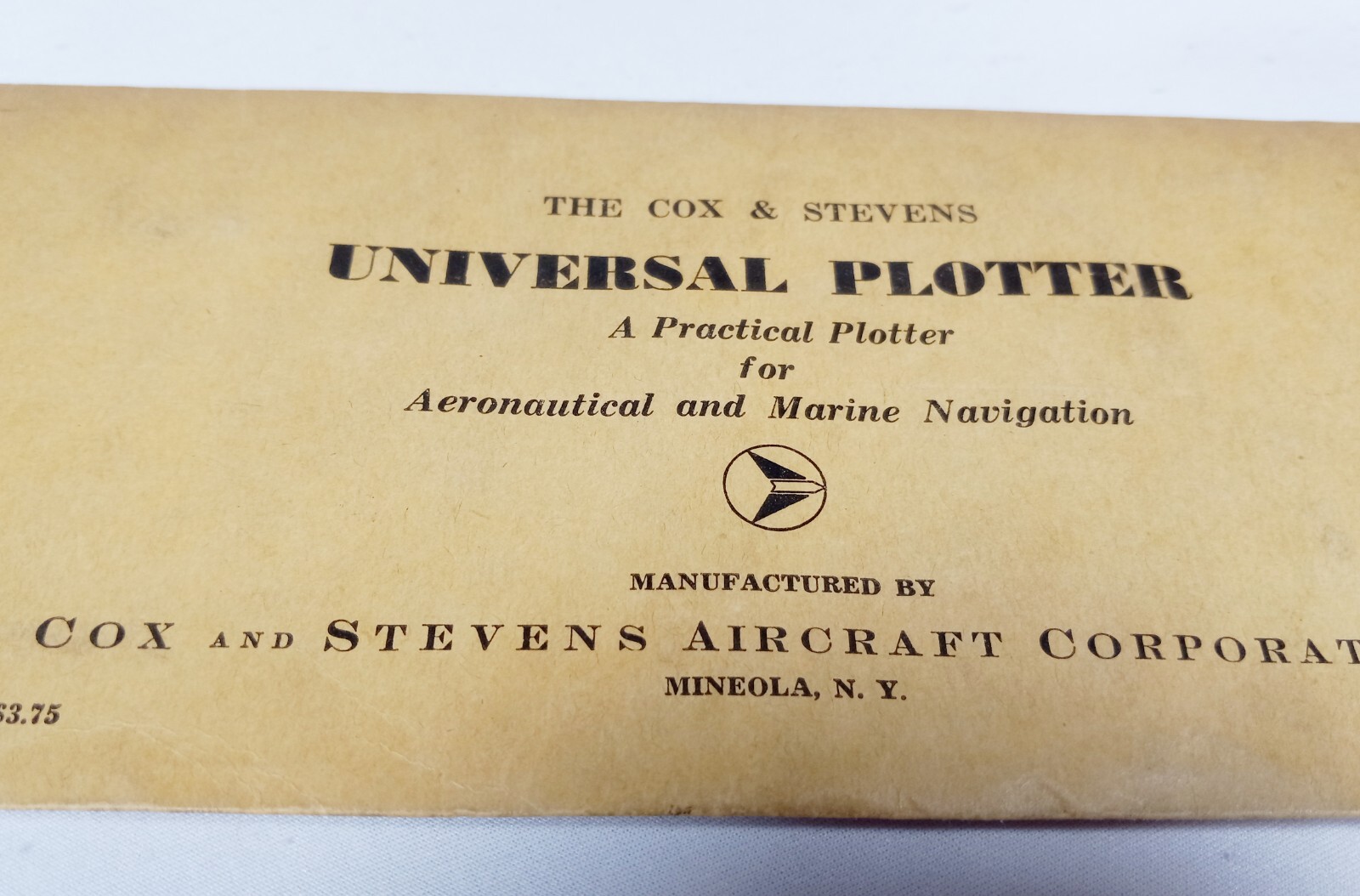 The Cox & Stevens Universal Plotter Aeronautical Maritime W Manual
