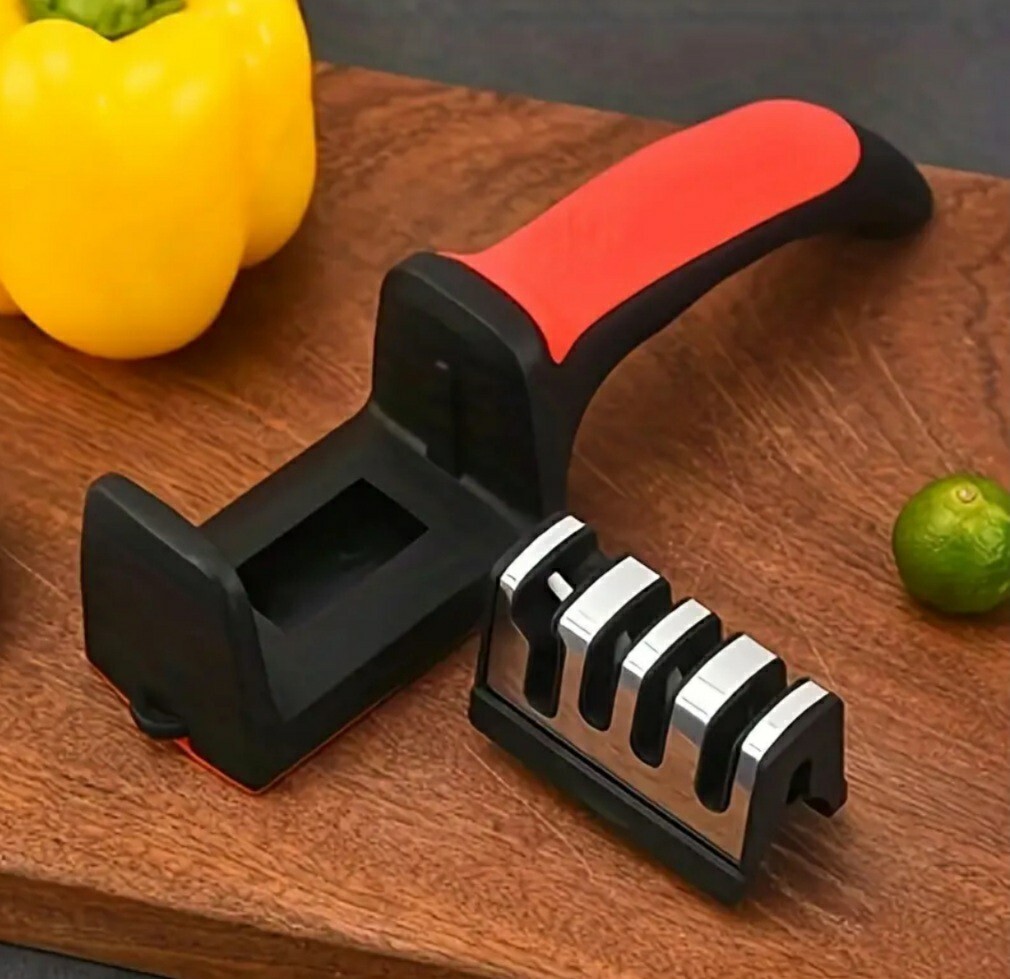 Multi-Functional Hand-Held Knife Sharpener With Detachable Grinding Head