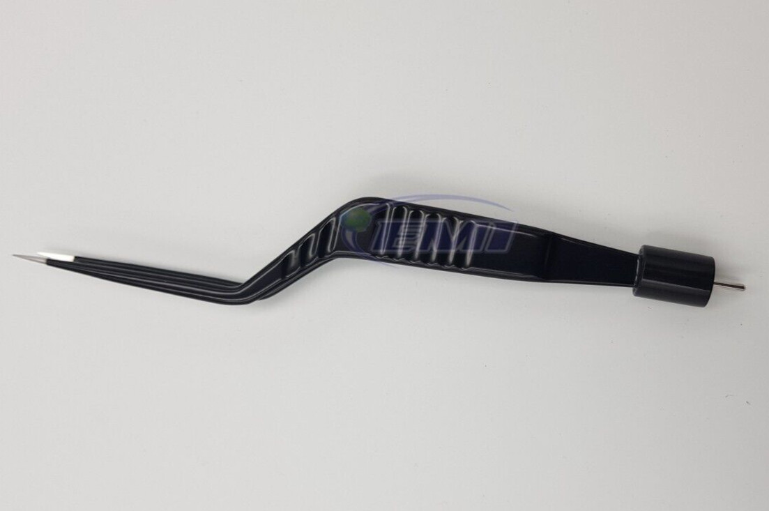 American Bipolar Bayonet Forceps Non-Stick L: 16.5cm Tip: 0.5mm Reusable