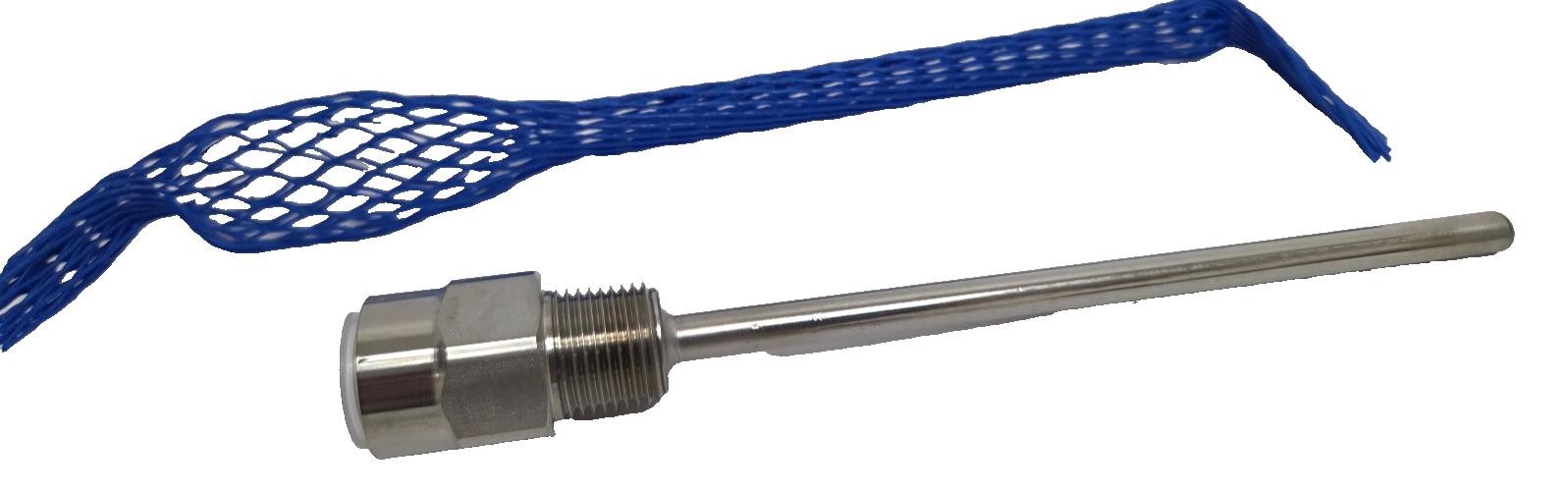 Wika Threaded Protection Tube TW45-F DIN 4377 Form 5 Stainless 1/2" & 3/4" Male