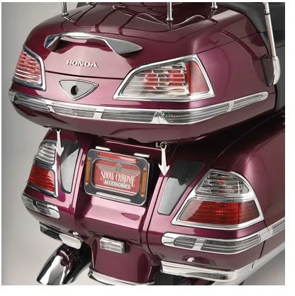 Show Chrome LED Saddlebag Molding Insert Kit Motorcycle Street Bike 52-702A