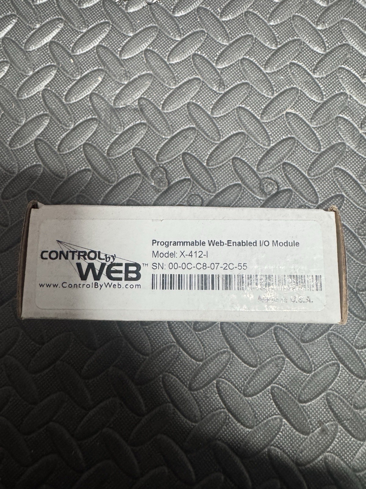 ControlByWeb X-412-I Programmable Ethernet Analog PLC I/O Module Web-Enabled