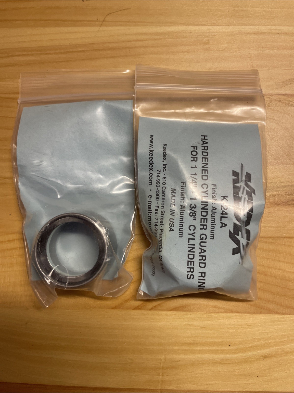 Locksmith Keedex K-24LA Cylinder Guard For Mortise Cylinders Qty 2