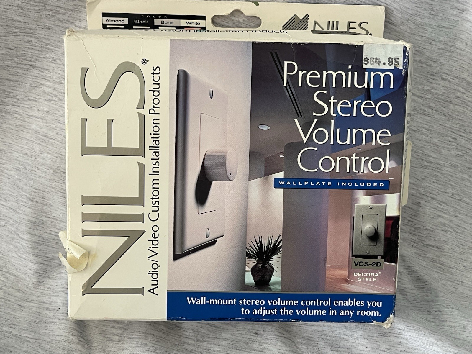 Niles VCS-2D Wall-Mount High Power Stereo Volume Control White