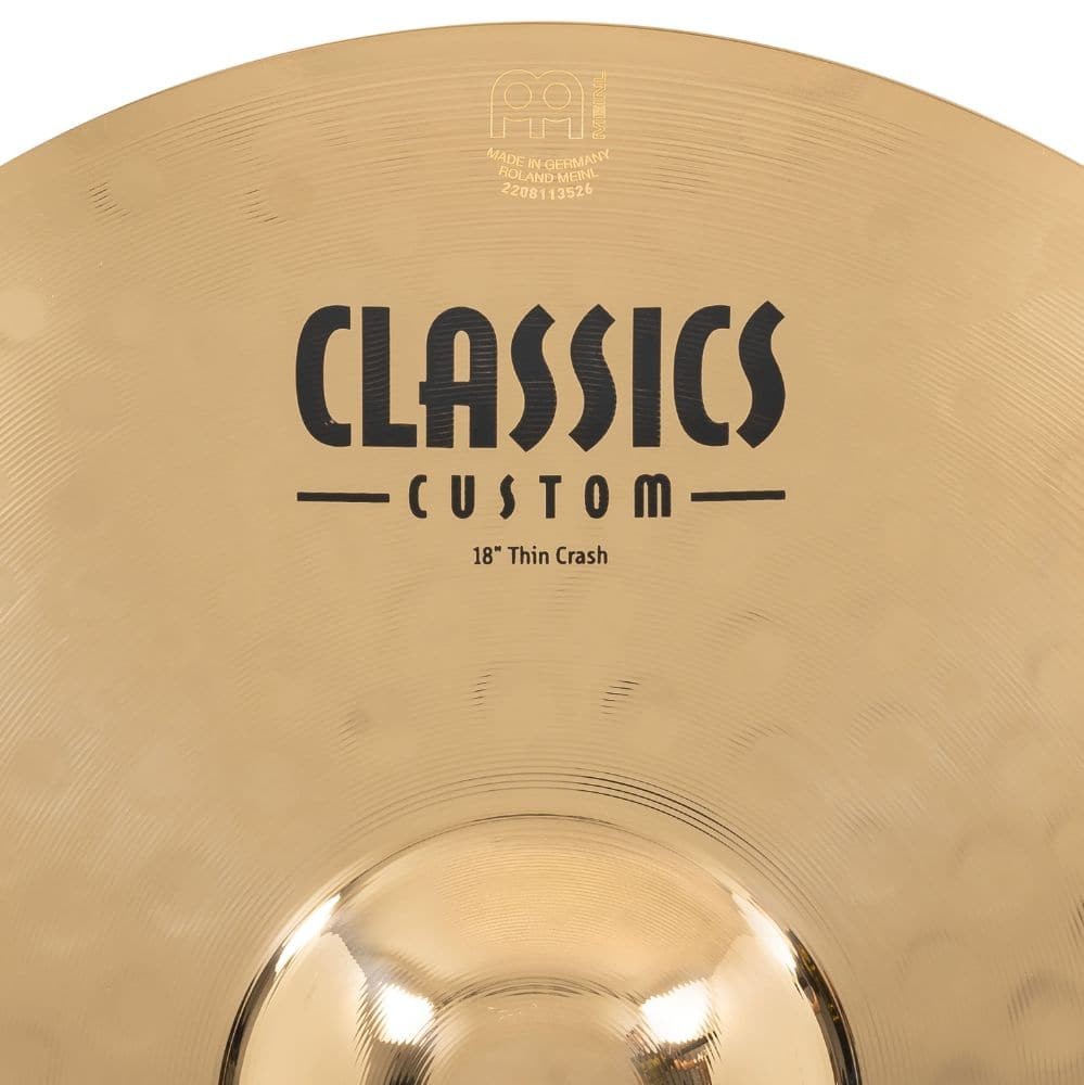 Meinl Classics Custom Thin Crash Cymbal 18"