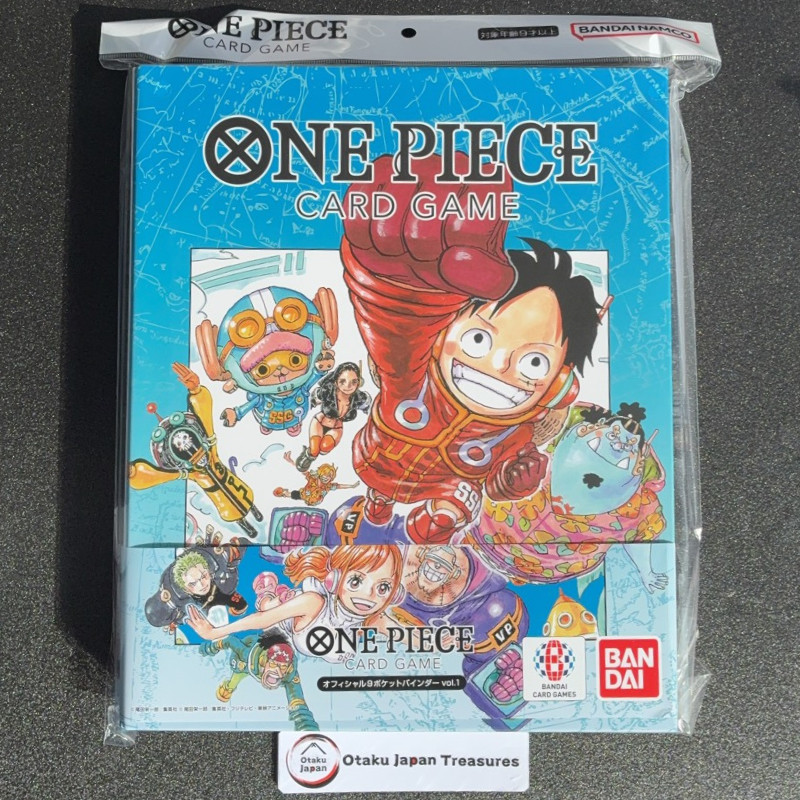ONE PIECE Card Game Official 9 Pocket Binder Vol.1 w/ DON!! Card  Japanese Seald