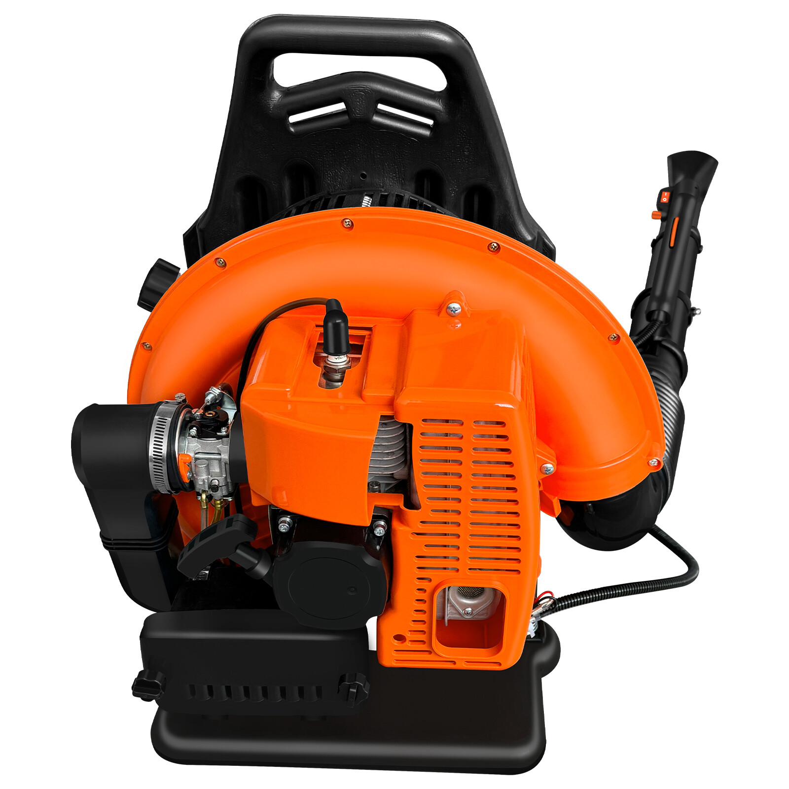 Backpack Leaf Blower Gas Powered Snow Blower 665CFM 63CC 2-Stroke 3HP 6800 RPM